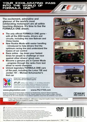 Formula One 04 (China) box cover back